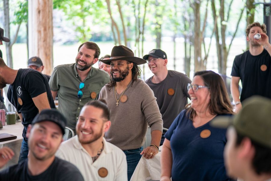 Laughter on the farm
